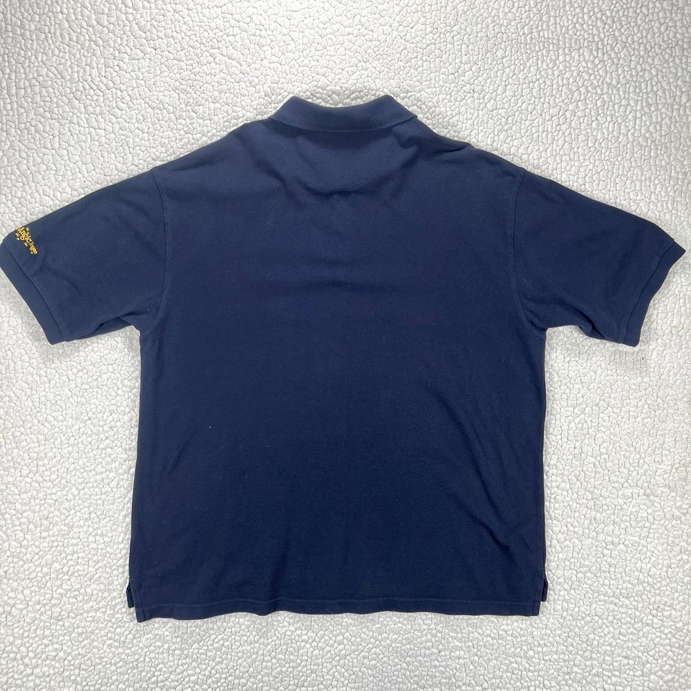 Disneyland‎ Resort Polo Shirt Men's XL Navy Blue Mickey Embroidered Logo - Picture 9 of 11